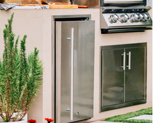 Load image into Gallery viewer, Horizontal Vented Double Access Door for Outdoor Kitchens