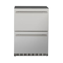 Load image into Gallery viewer, 24" 5.3C Deluxe Outdoor Rated 2-Drawer Fridge for Outdoor Kitchens