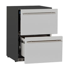 Load image into Gallery viewer, 24" 5.3C Deluxe Outdoor Rated 2-Drawer Fridge for Outdoor Kitchens