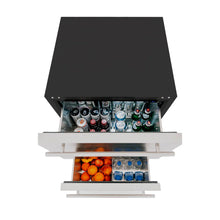Load image into Gallery viewer, 24" 5.3C Deluxe Outdoor Rated 2-Drawer Fridge for Outdoor Kitchens