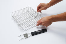 Load image into Gallery viewer, Stainless Steel Adjustable Grill Basket