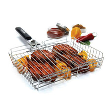 Load image into Gallery viewer, Stainless Steel Adjustable Grill Basket