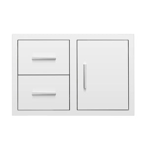 33 in. 2-Drawer & Access Door Combo