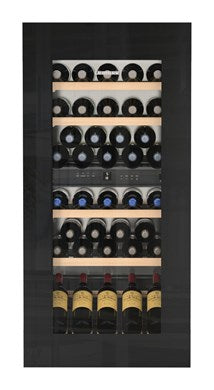 Black Liebherr 24 Inch Wide 51 Bottle Capacity Built-In Wine Cooler