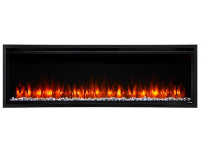 Allusion Platinum recessed linear electric Fireplace