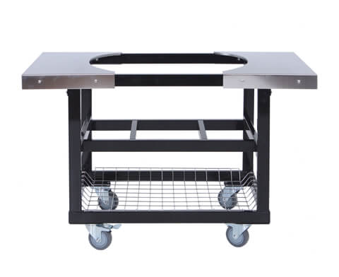 Primo Cart Base with Basket and Stainless Steel Side Shelves