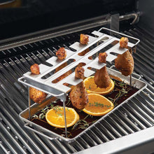 Load image into Gallery viewer, Broil King Stainless Steel Wing Rack and Pan