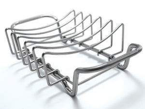 Stainless Steel Rib Rack - for Barbecue Grills