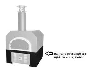 Decorative 3 Piece Metal Skirt For Pizza Oven