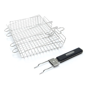 Stainless Steel Adjustable Grill Basket